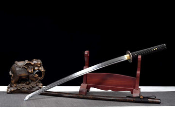 The Satsujin kikai Handmade Katana Clay Tempered T10 Steel